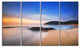 "Beautiful Sunset in Cala Violina Beach" Seashore Wall Art, 4 Panels, 48"x28"