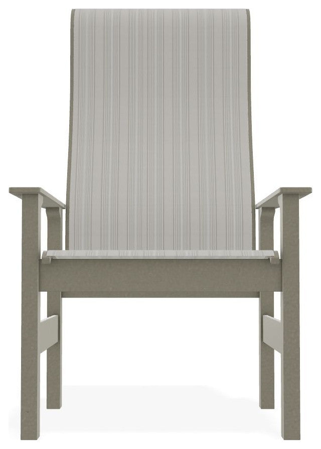 Leeward Sling Outdoor Supreme Armchair, Harbor/Storm