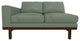 Cantor Left Arm Leather Sofa, Finish: Pumpernickel, Leather: Juniper