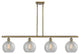 Innovations Lighting 516-4I-AB-G125-8-LED Athens 4 Light 48" Island Light