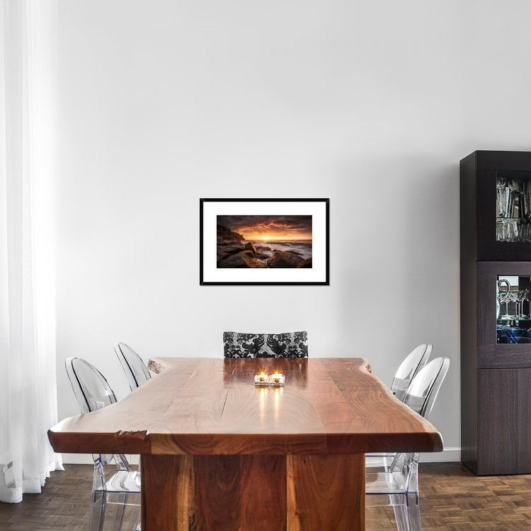 "Cape Solander" Framed Digital Print by Grant Galbraith, 30"x20"