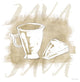 "Jazzy Java I" Digital Paper Print by Elyse DeNeige, 20"x20"