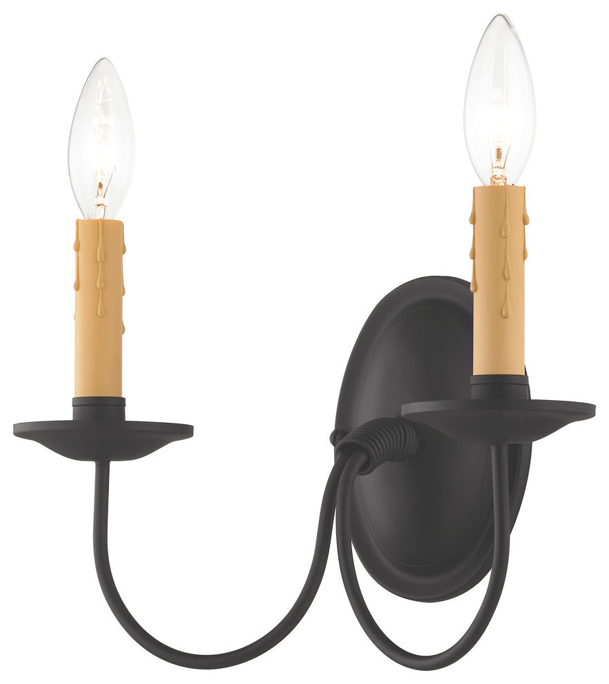 Heritage Wall Sconce, Black