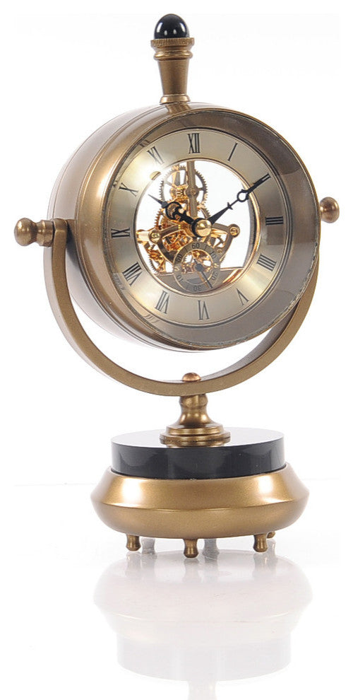Old Modern Handicrafts AK028 Brass Table Clock