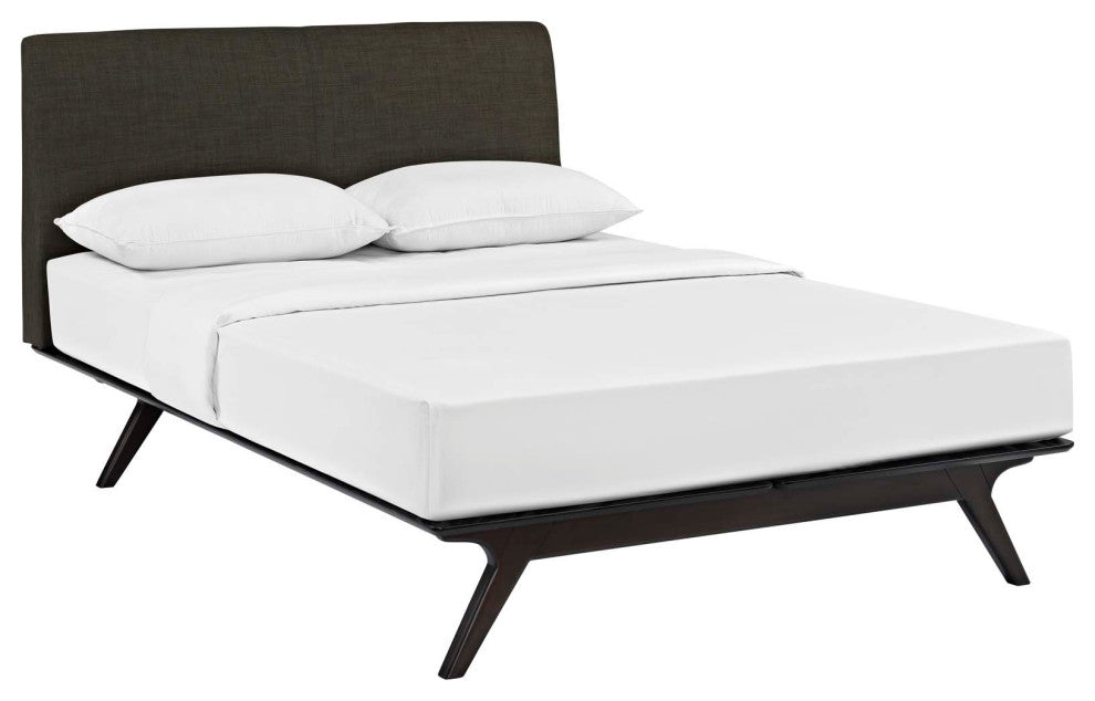 Modway Tracy Queen Bed, Cappuccino Brown