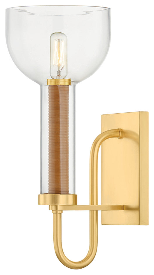 Hudson Valley Lighting Narrowsburg Wall Sconce, Aged Brass