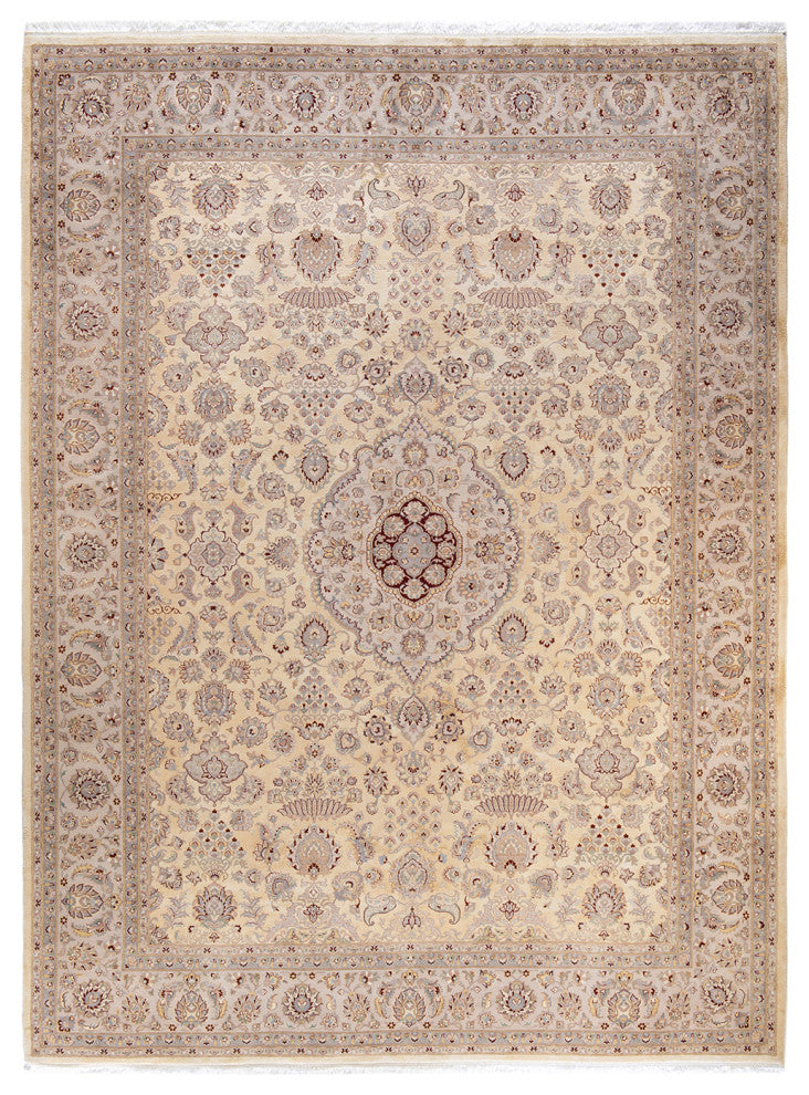 Mogul, One-of-a-Kind Hand-Knotted Area Rug Beige, 9'0"x12'2"