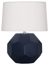 Franklin Accent Lamp, Matte Midnight Blue