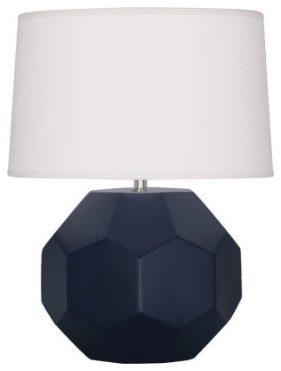 Franklin Accent Lamp, Matte Midnight Blue