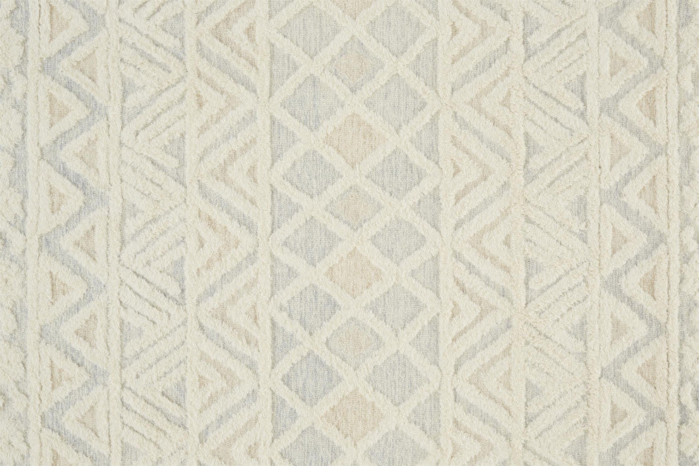 Weave & Wander Elika Blue 4'x6' Hand Tufted Area Rug