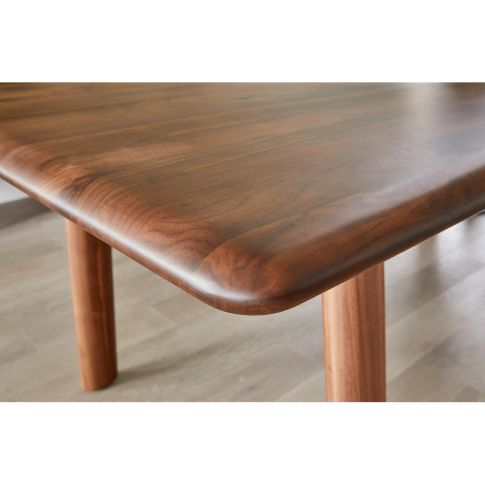 First of A Kind Malibu Dining Table Walnut