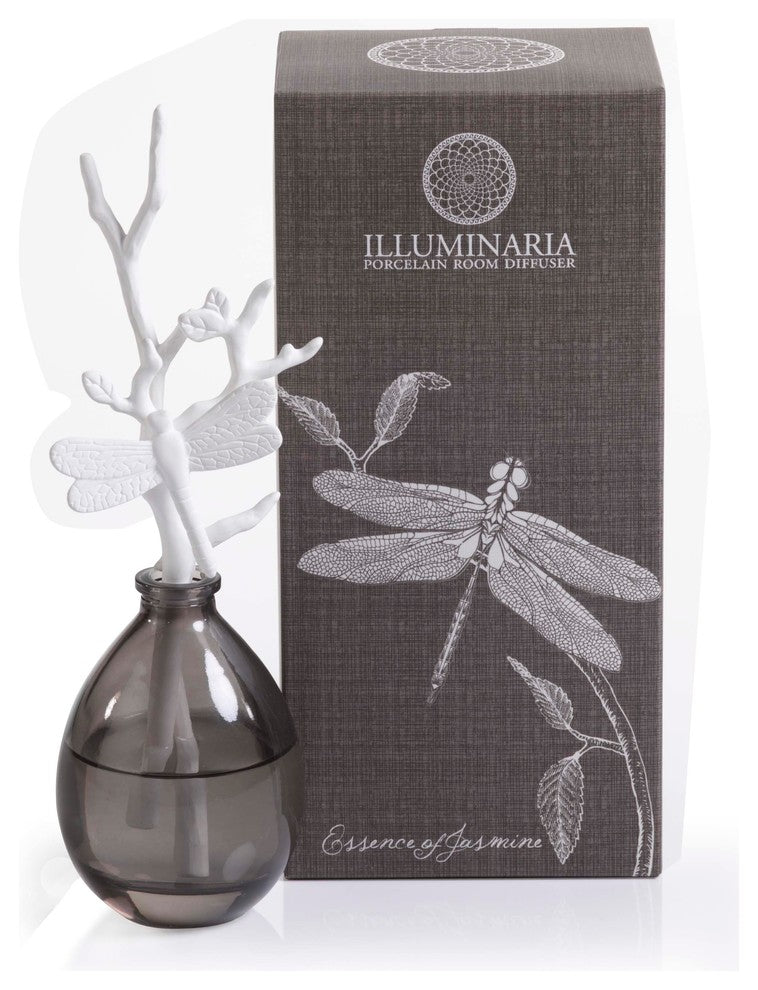 "Illuminaria" Porcelain Diffuser, Essence of Jasmine Fragrance