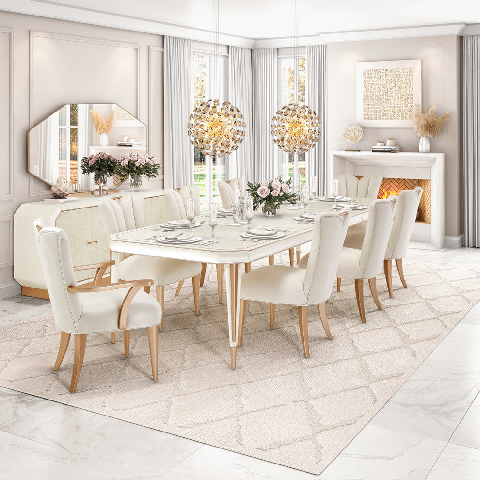 AICO Furniture La Rachelle 9 Piece Dining Room Set