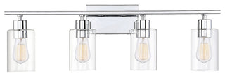 Lambert 4-Light Bath Vanity, Polished Chrome