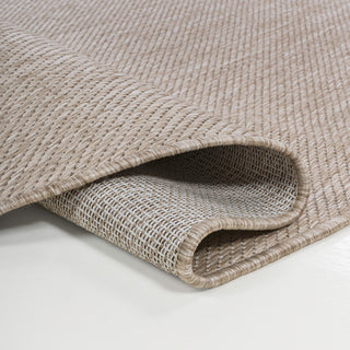Evan Modern Rustic Organic Curve Indoor/Outdoor Shaped Area Rug