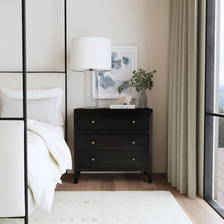 Nora 3-Drawer Chest, Coffee