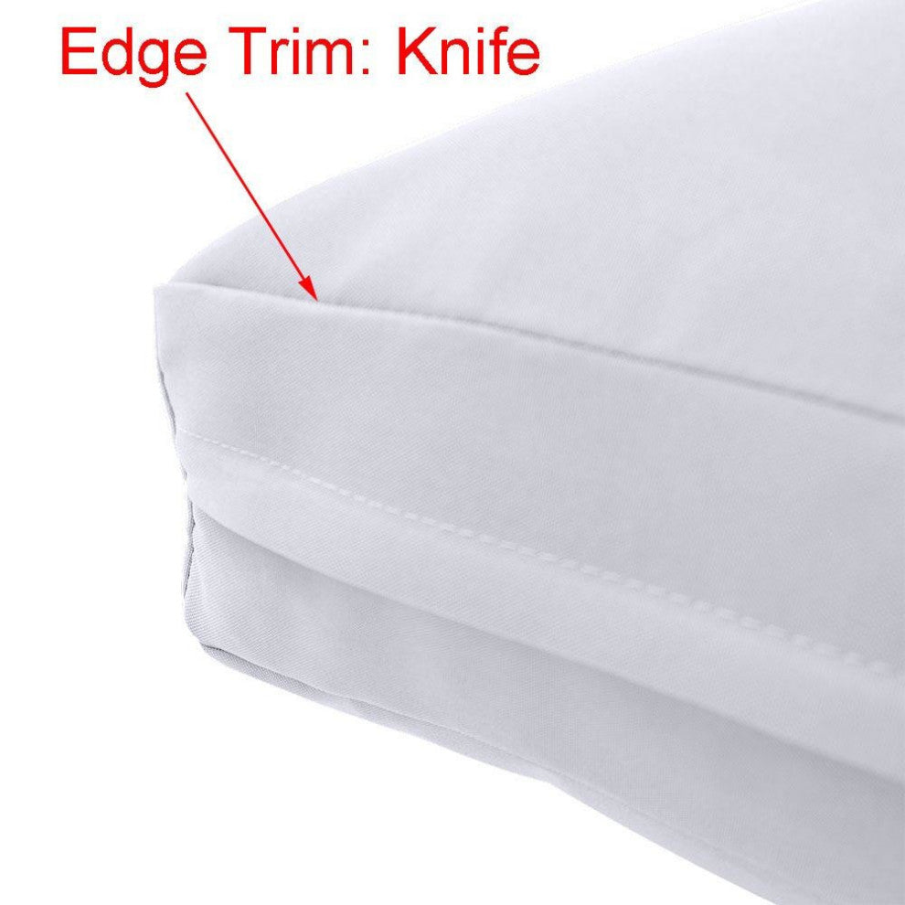 |COVER ONLY| Outdoor Knife Edge 8" Twin Size Daybed Fitted Sheet Slipcover AD101