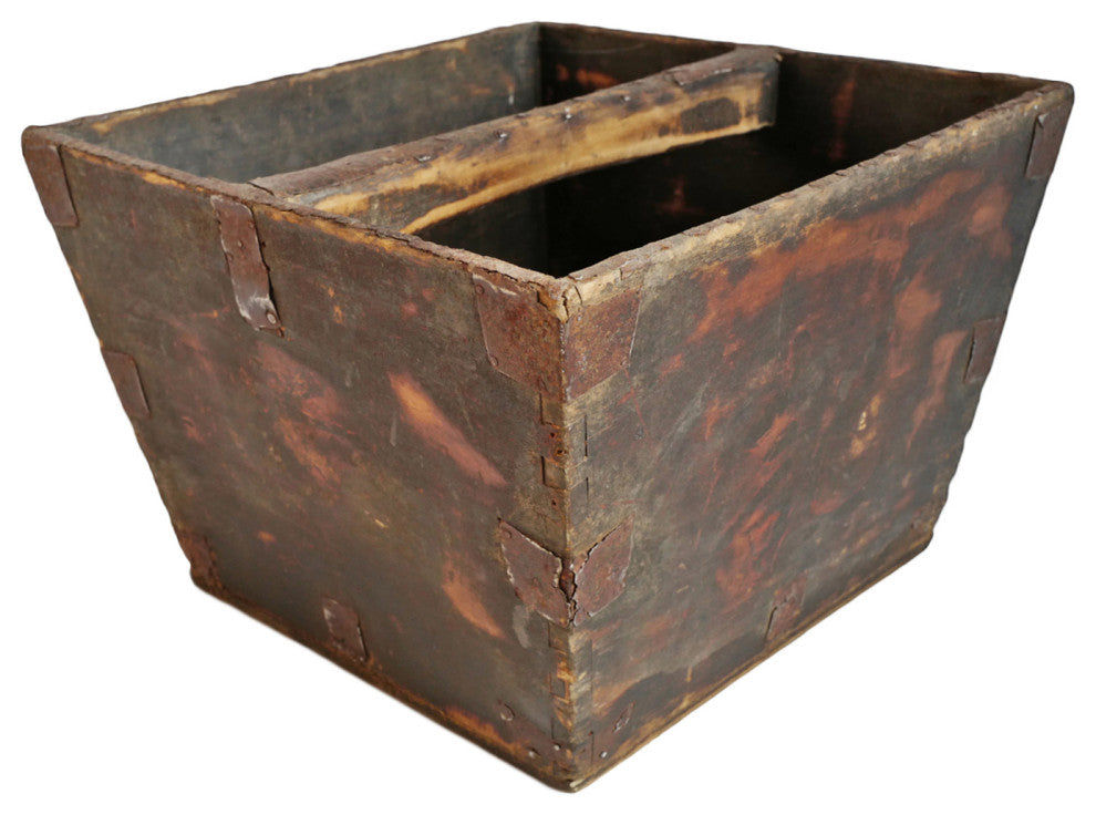 Consigned Vintage Chinese Rice Bucket 2