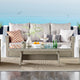 Canaan All-Weather Wicker 70" Outdoor Sofa With Cushions