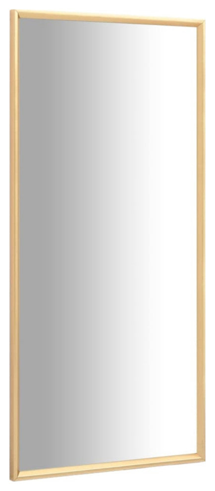 vidaXL Mirror Gold 55.1"x23.6