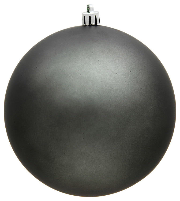 Vickerman 2.4" Pewter Matte Ball Ornament, 24 per Bag