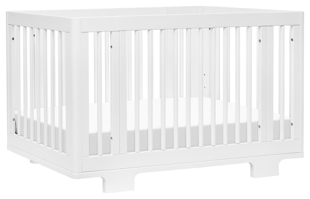 Yuzu 8-in-1 Convertible Crib With All-Stages Conversion Kits, White