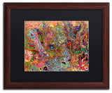 Josh Byer 'The Dove And The Crow' Art, Wood Frame, Black Mat, 20x16