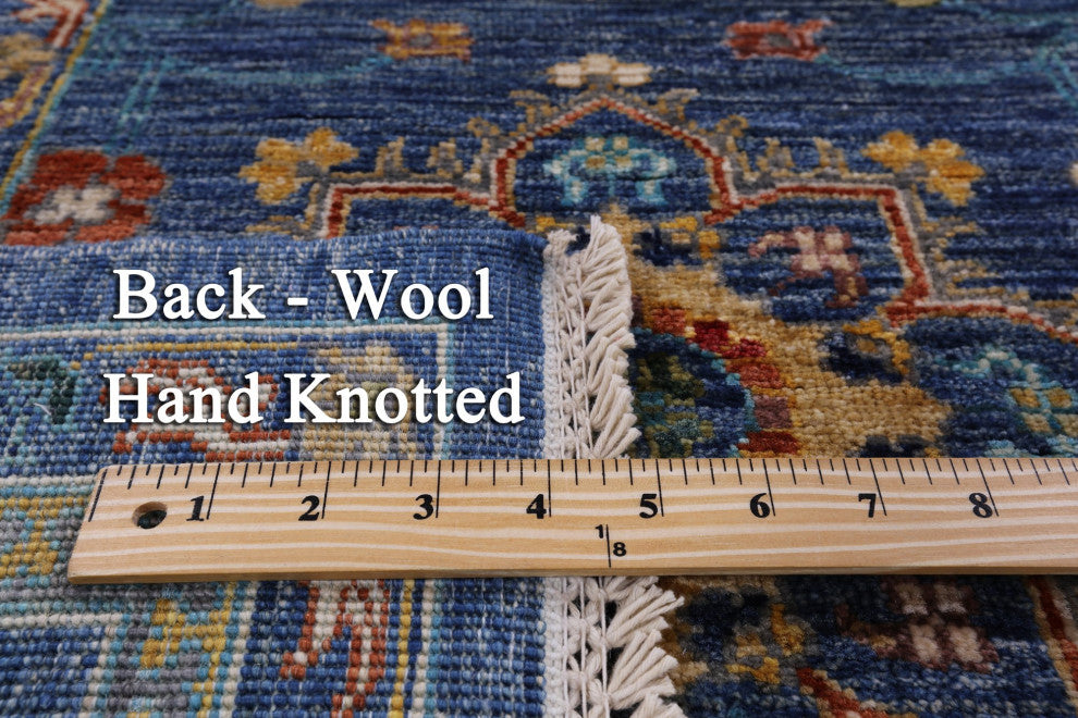5' 9" X 7' 8" Persian Tabriz Hand Knotted Wool Rug Q7621