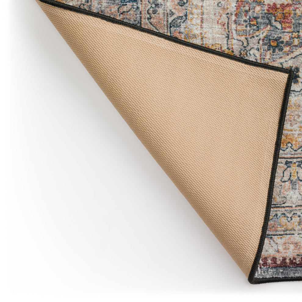 Jericho JC6 Charcoal 8' x 8' Round Rug