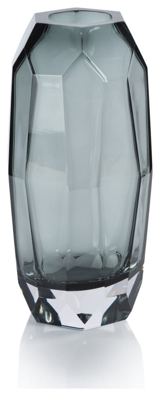 Juwelo Smoke Glass Vase, Medium