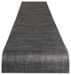 Basketweave Table Runner, Carbon