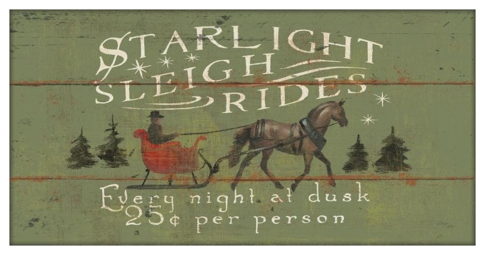 "Holiday Signs II Panel" Digital Paper Print by Wellington Studio, 74"x38"