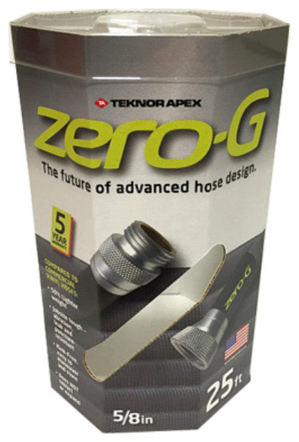 Zero-G 4001-25 Advanced Design Garden Hose, Gray, 25'