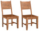 Emma Wood Dining Chairs, Set of 2