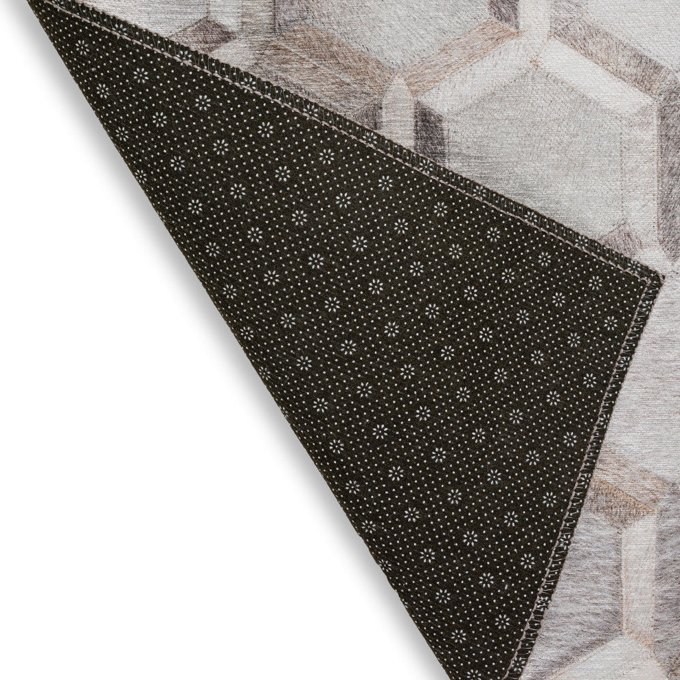 Indoor/Outdoor Stetson SS1 Flannel Machine Washable 10' x 10' Round Rug