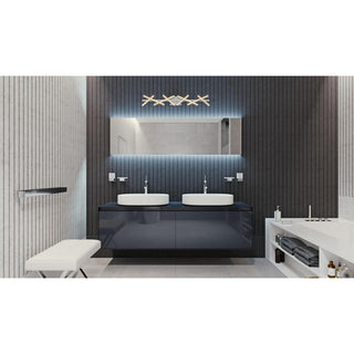 Luca Vanity, LED 30W, 2800 LM, 120V, Polished Chrome