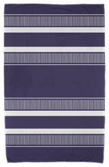 30x60" Dashing Stripe, Stripe Print Beach Towel, Navy Blue