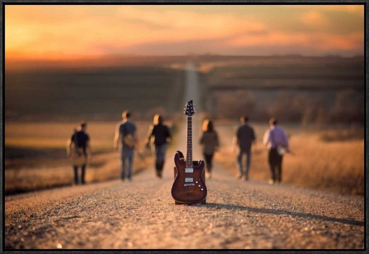 "Velvet Crush" Framed Canvas Giclee by Jake Olson, 31x21"
