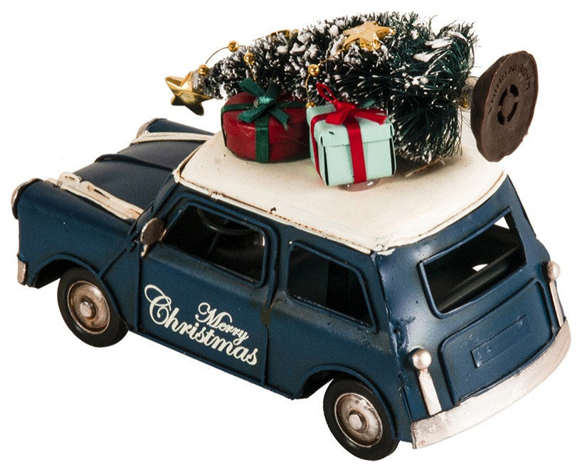 c19060s Mini Cooper Christmas Sculpture