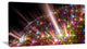 Multi Color Solar Bubbles Planet, Oversized Abstract Canvas Art Print, 60x28