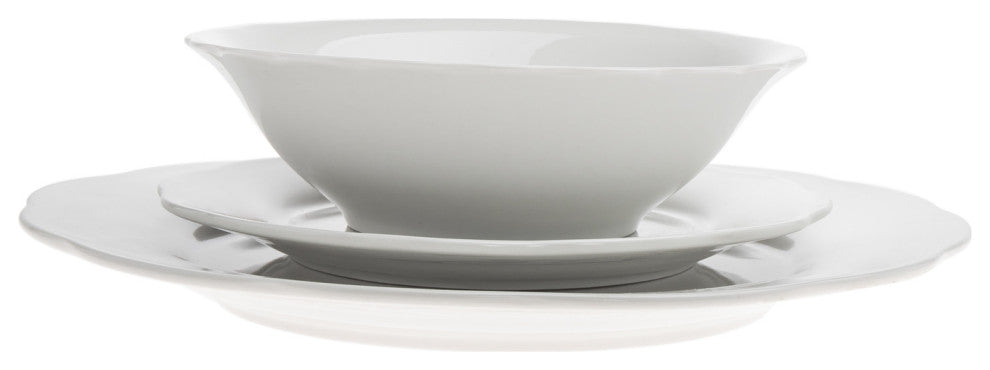 Inglenook Plain 16 Piece Dinnerware Set