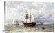 "Outward Bound Whaler" Stretched Canvas Giclee by William Bradford, 30"x20"