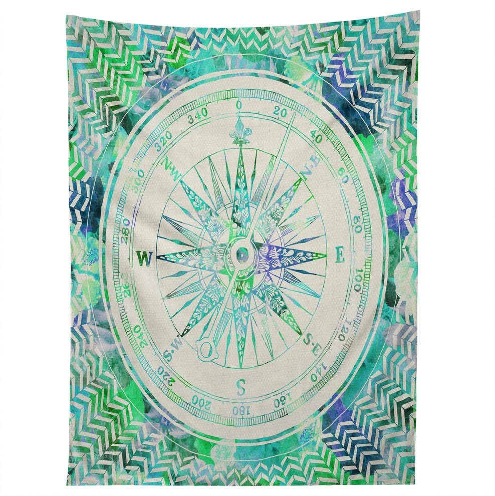 Deny Designs Bianca Green Follow Your Own Path Mint Tapestry