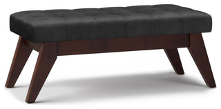 Draper Mid Century Tufted Ottoman Bench