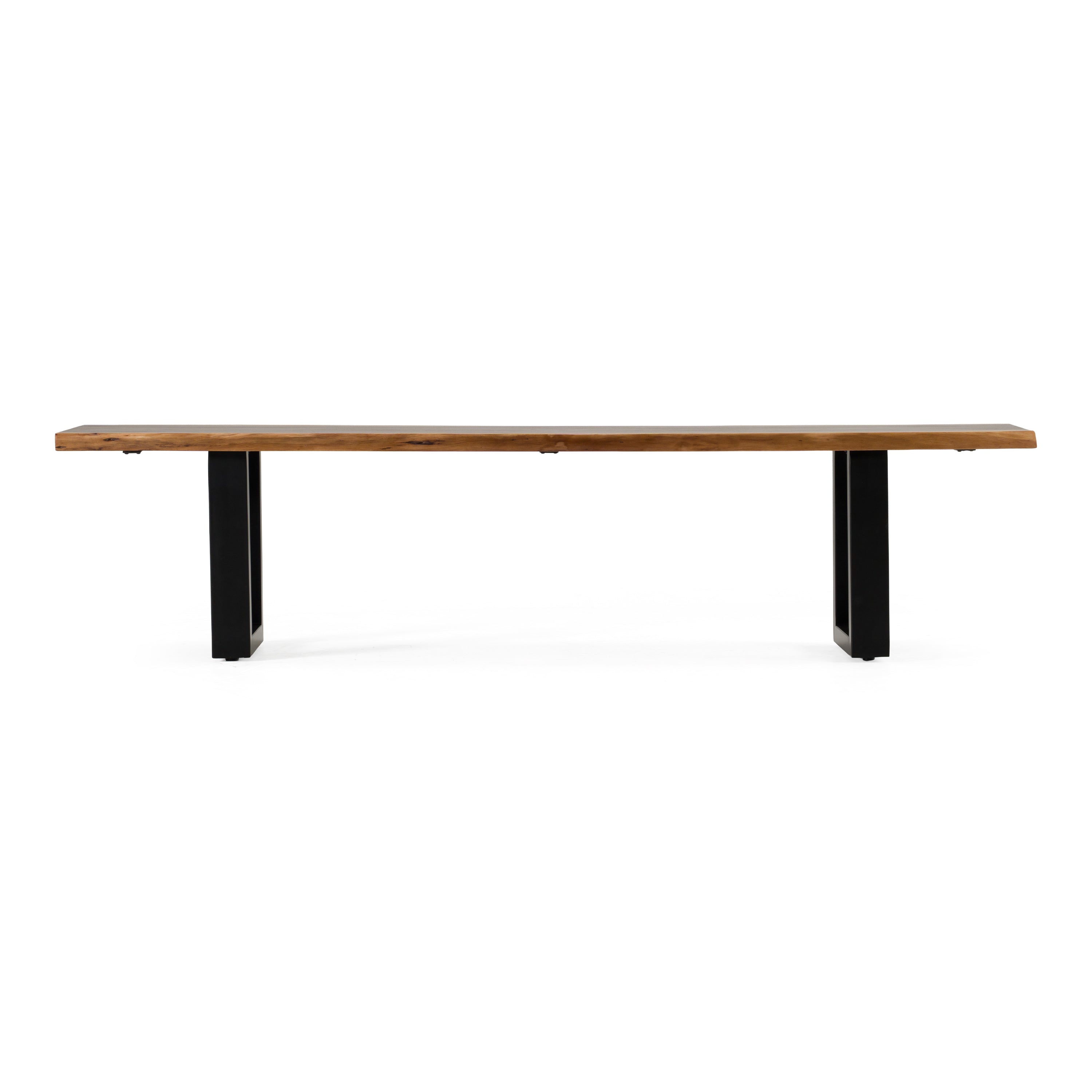 Modrest Taylor Modern Live Edge Wood Dining Bench