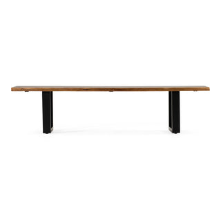 Modrest Taylor Modern Live Edge Wood Dining Bench