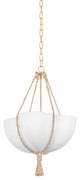 Hudson Valley Lighting Amberley Pendant, Vintage Gold Leaf