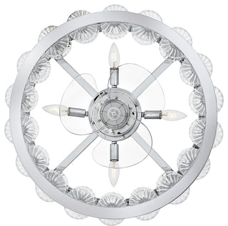 Quoizel TRK3123 Terrarock 12" 3 Blade Indoor Ceiling Fandelier - Polished