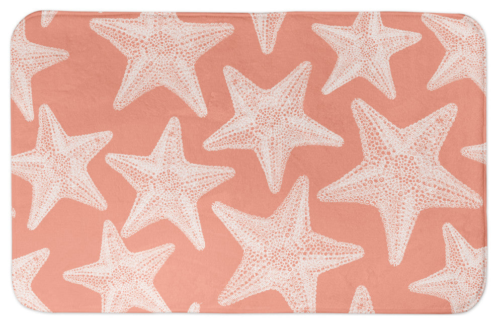 Starfish Coral 21x34 Bath Mat