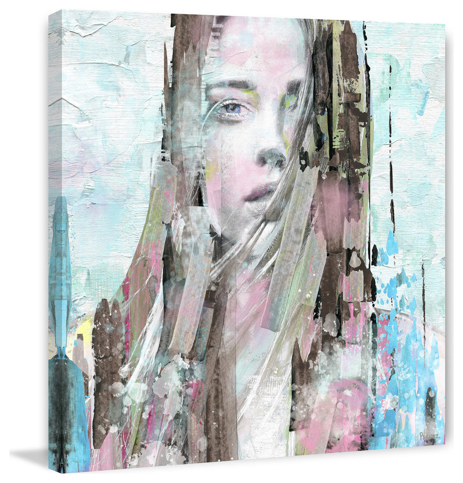 "Mind Blowing Beauty" Painting Print on Wrapped Canvas, 48"x48"